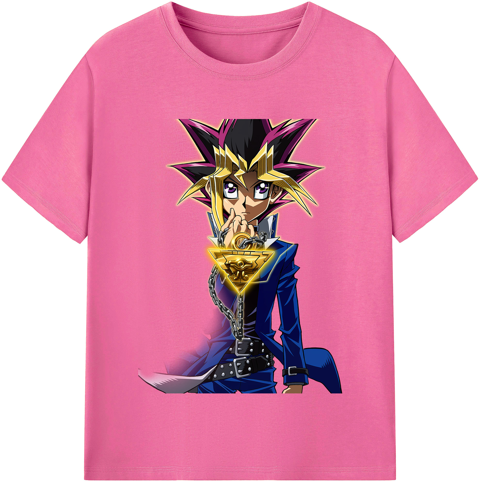 （画像用） 遊☆戯☆王 Yu-Gi-Oh! レディースカジュアルプリントTシャツ（綿100％）